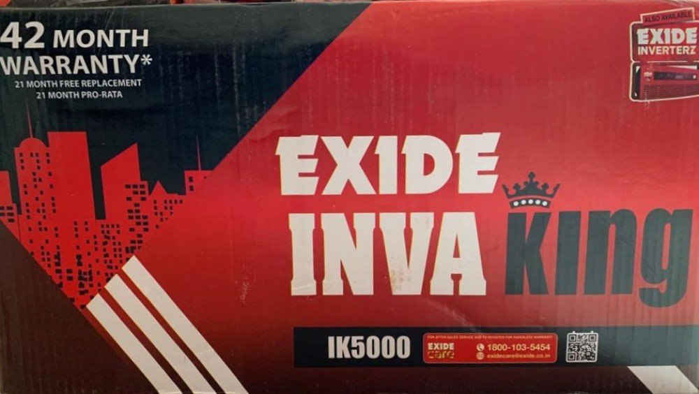 Exide Inva KING IK5000 (150AH) Inverter Battery